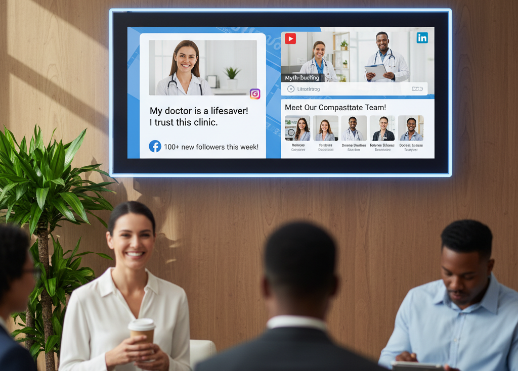 create a social media marketing strategy for clinics