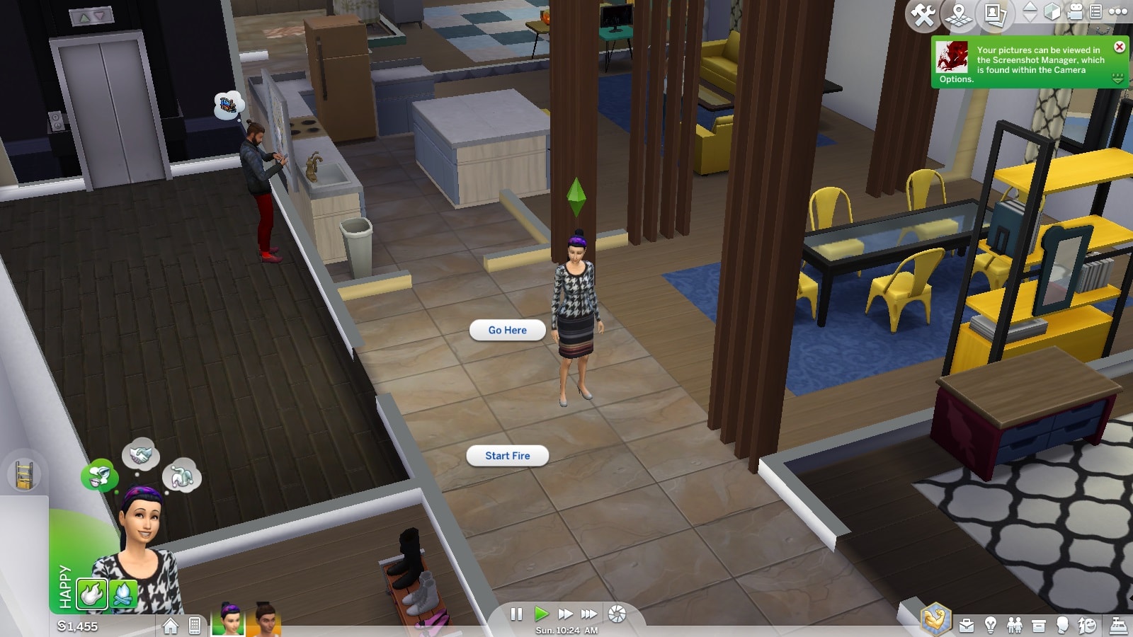 Pyromania Trait + Allow Fire on Every Lot Script