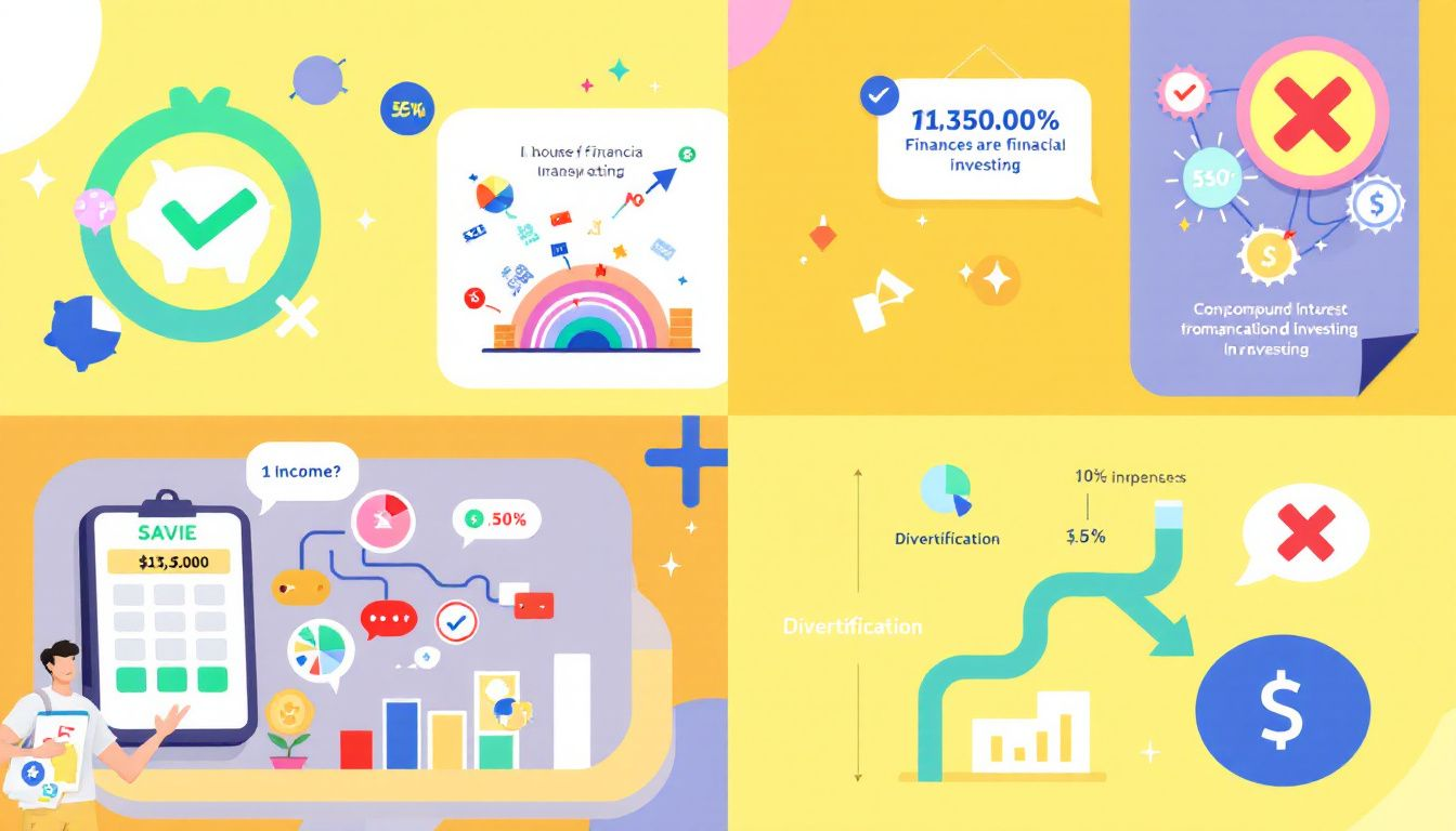 An illustration representing financial literacy concepts.