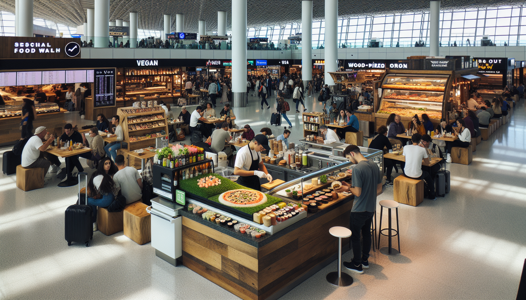 Dining options at JFK Terminal 4