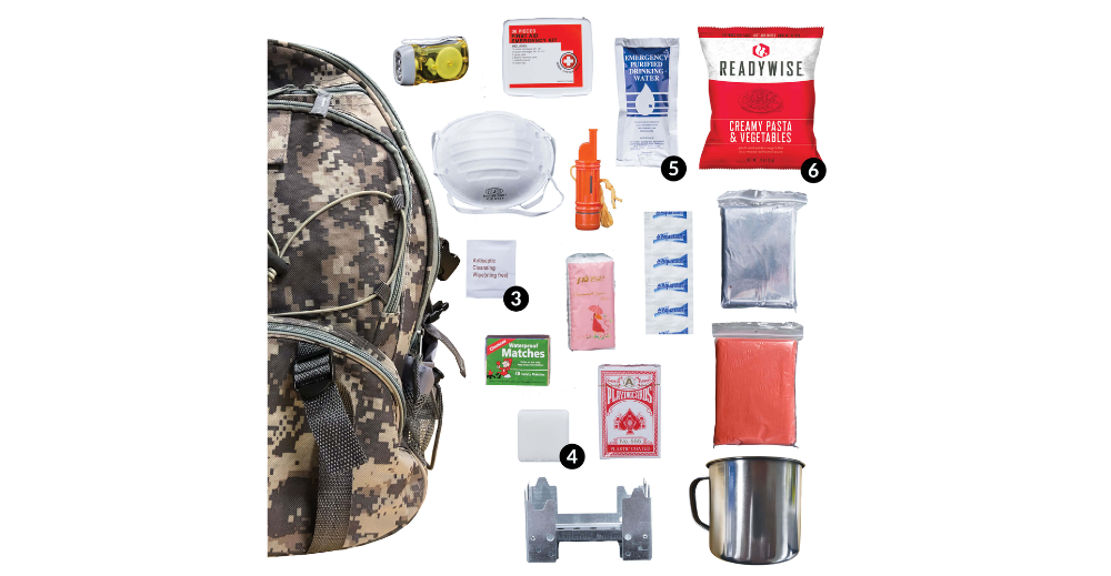 READYWISE 64 Piece Survival Backpack