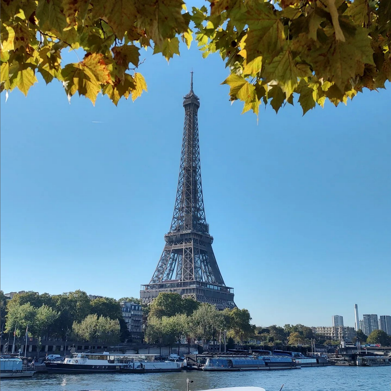 trip to paris with view of eiffel tower