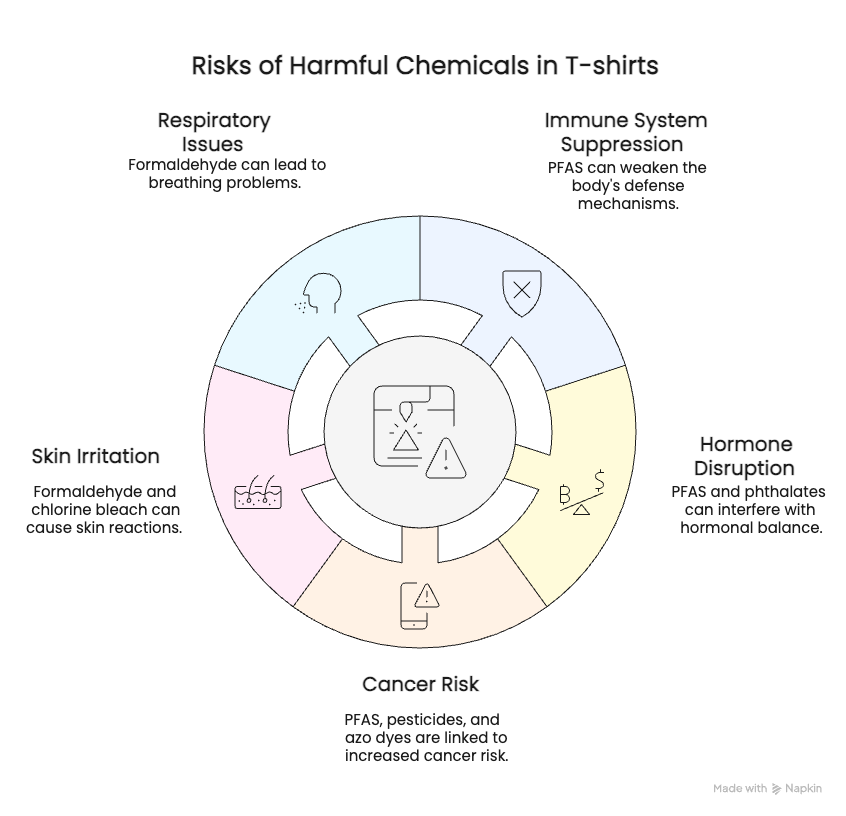 Harmful Chemicals in Conventional Tees
