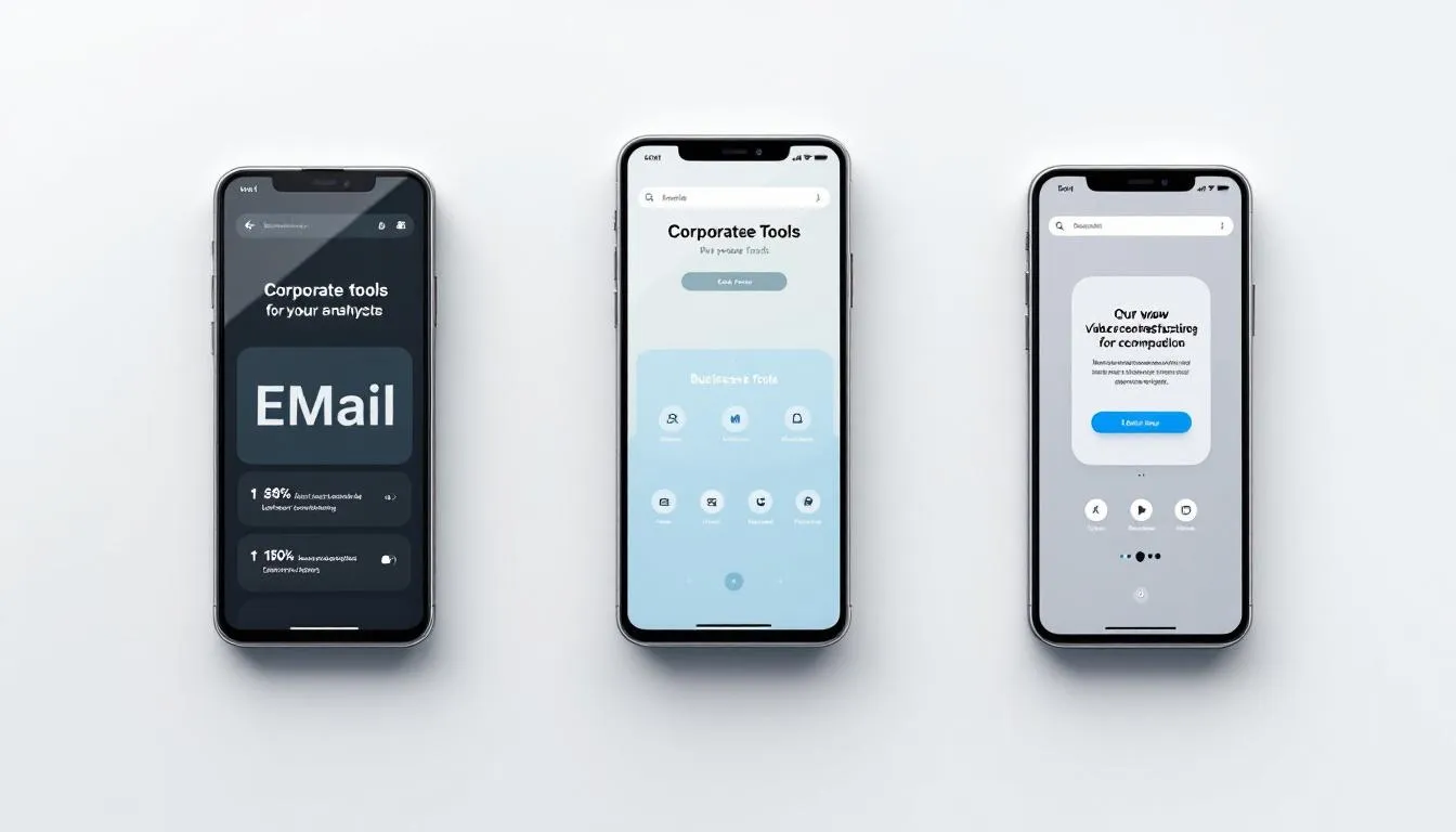 Des smartphones adapt&eacute;s aux besoins de l'entreprise.