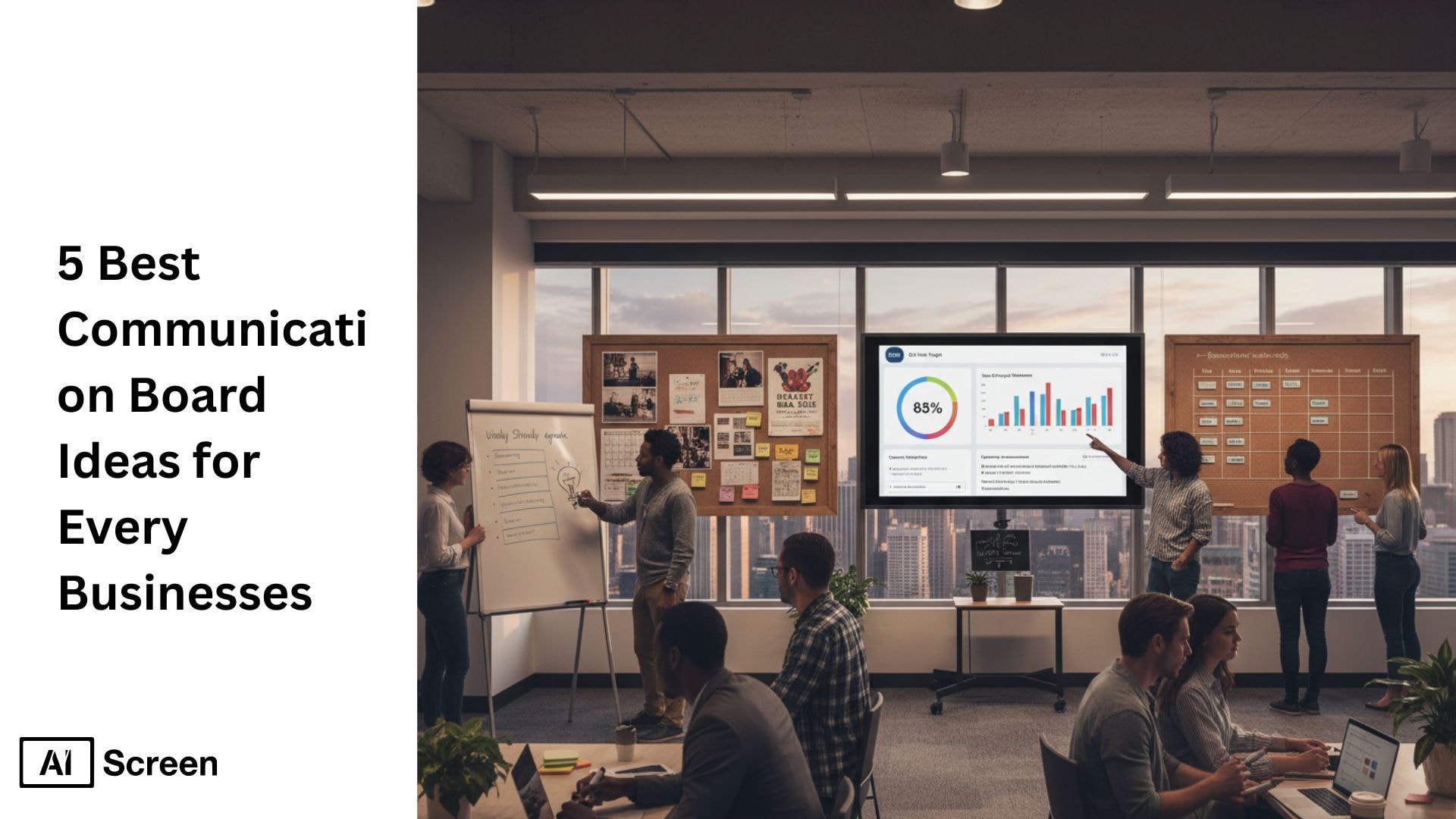 What Are The Best Employee Communication Signage Board Ideas? 1 best communication board ideas for workplace collaboration