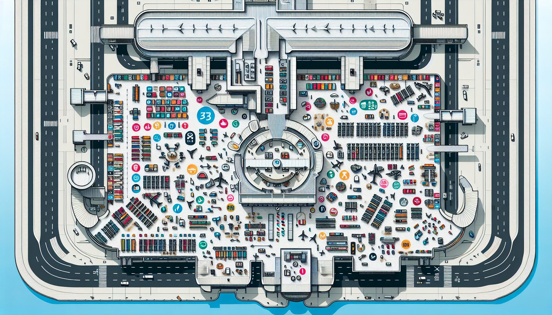 JFK Airport Terminal 7 map