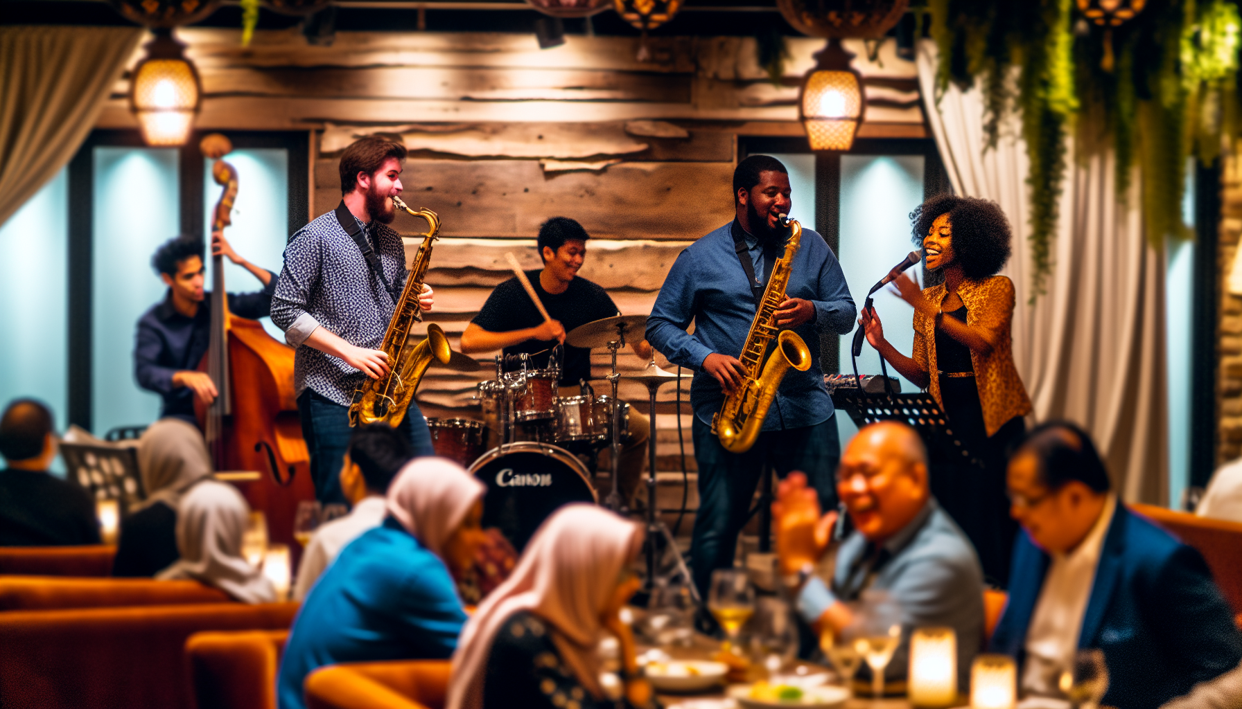 Live music performance at Chima Steakhouse