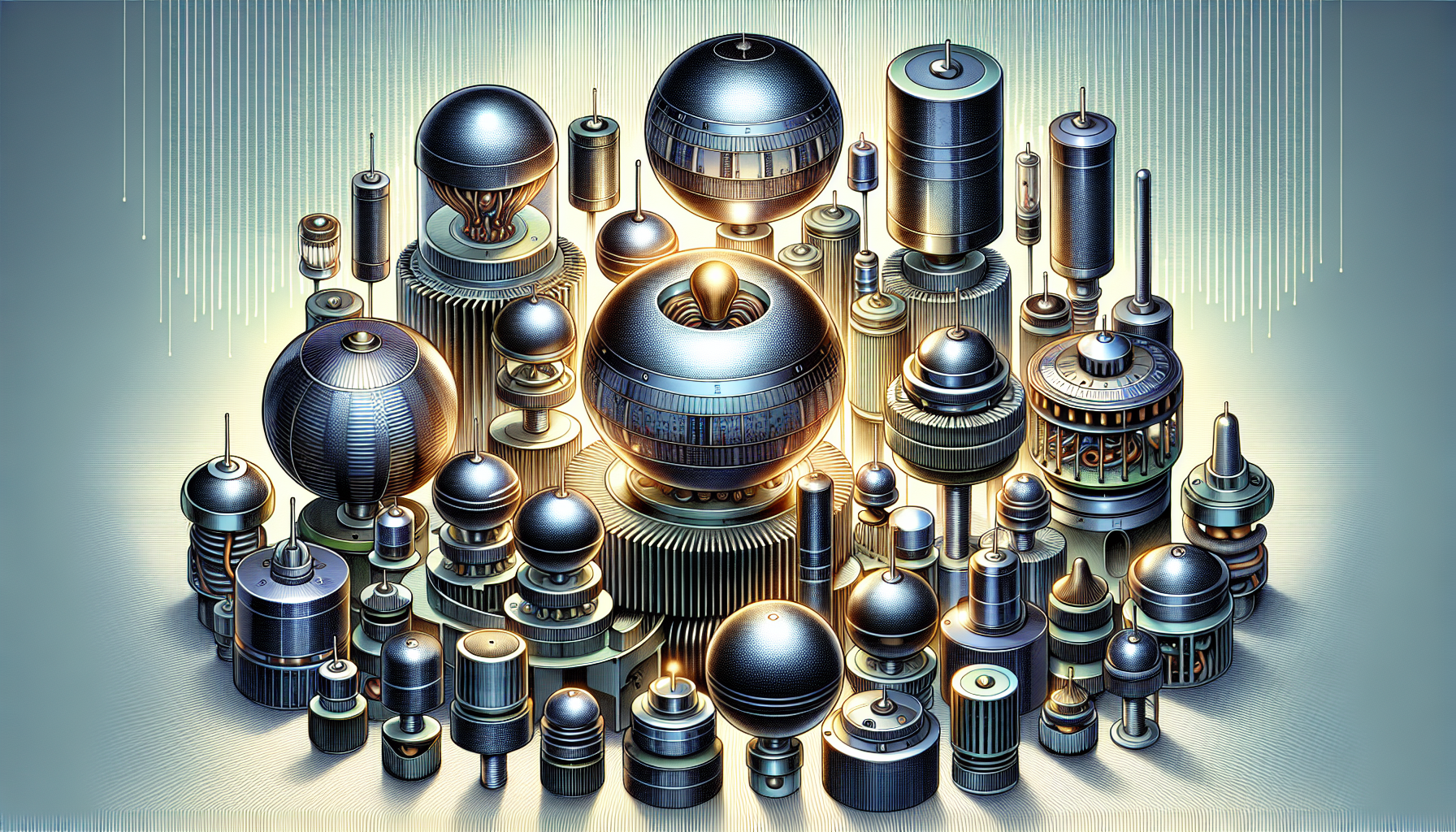 Illustration of electronic components