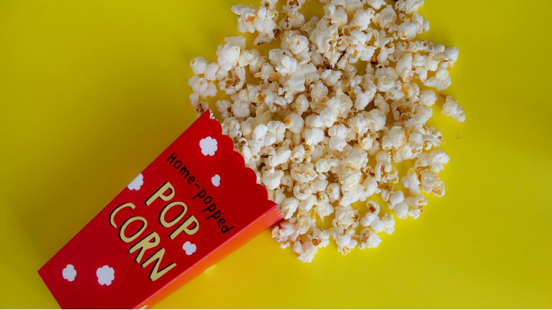 Printed popcorn box 