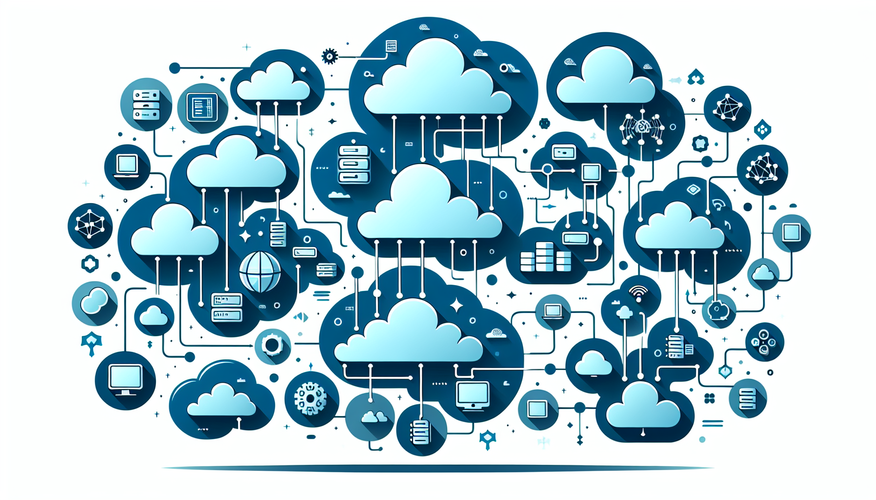 Illustration of Pioneering Cloud Computing Solutions