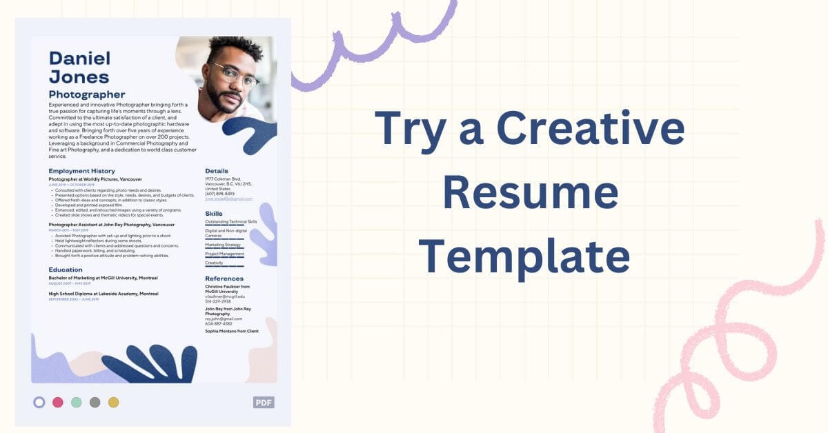 creative resume template, best resume template