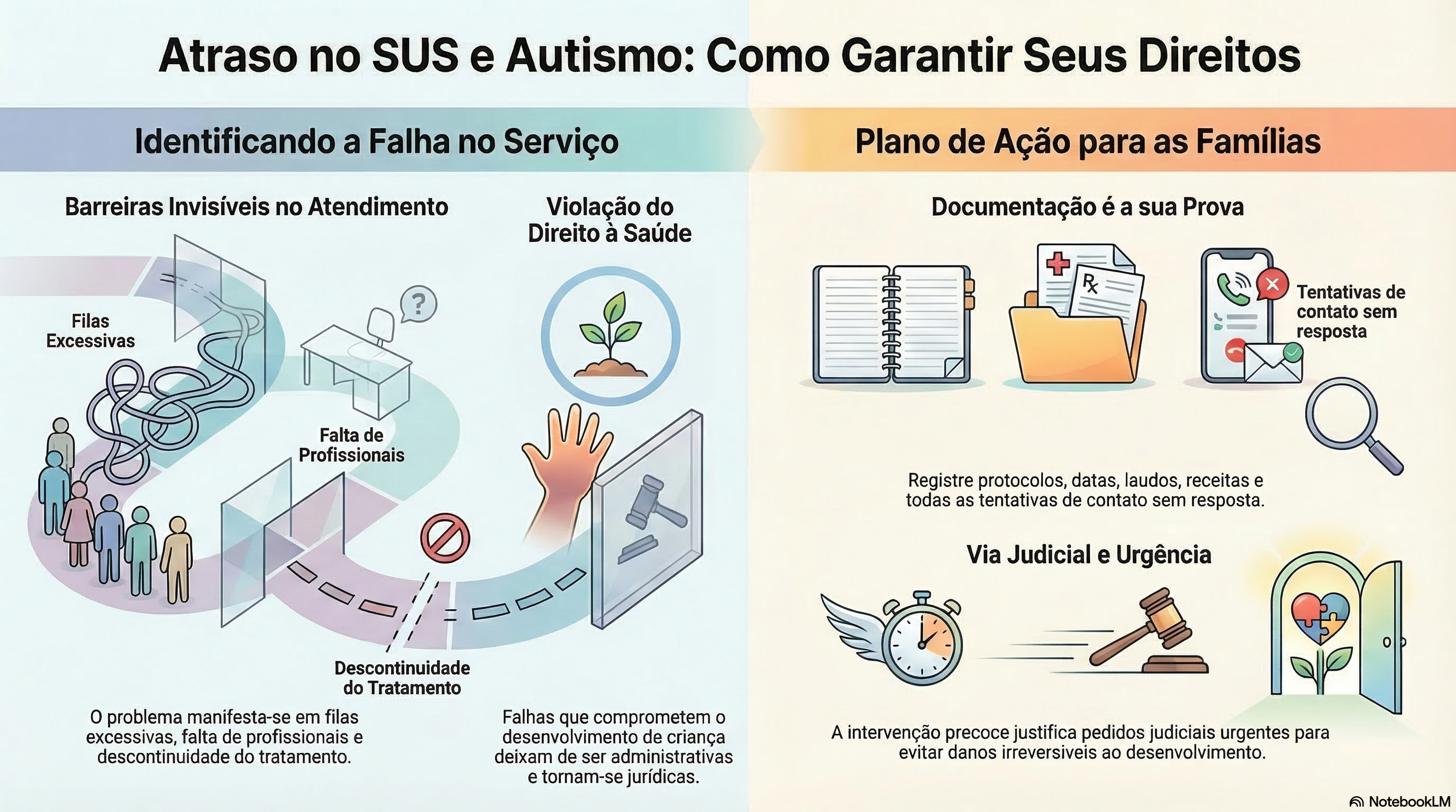 O que fazer quando o atendimento do Autismo no SUS demora demais ou não acontece?