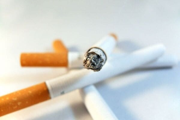 smoking cigarettes does have nicotine but also 4,000 chemicals