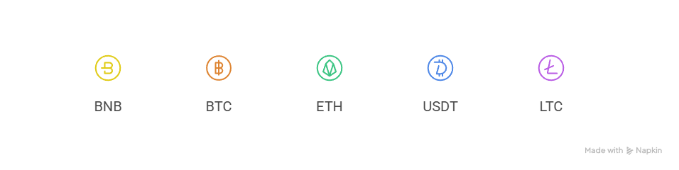 Qué criptomonedas puedo usar con Binance en casinos