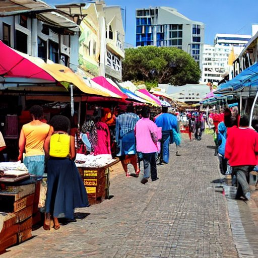 image Market in Cape Town South Africa