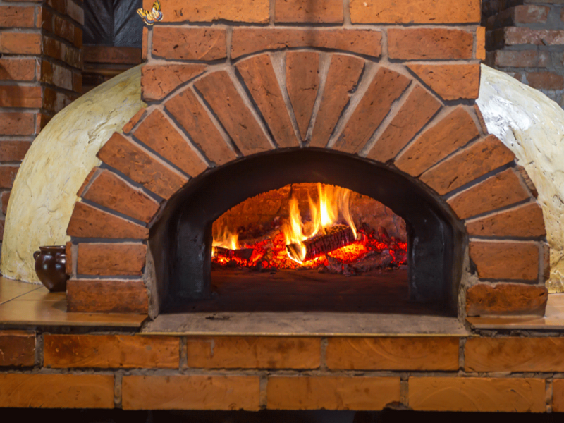 Bricks used for oven construction