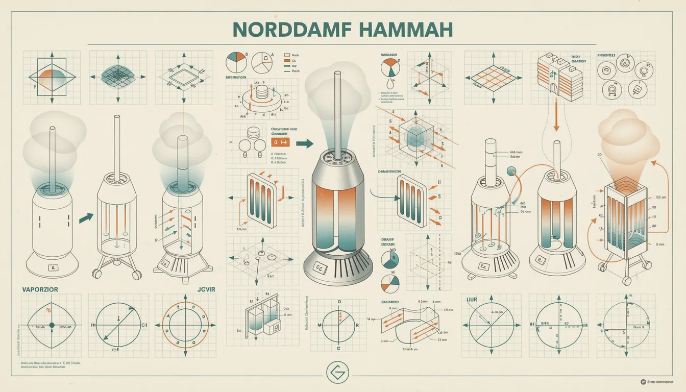 Vergleich zwischen dem Norddampf Hammah und anderen Vaporizern in Bezug auf Dampfleistung.