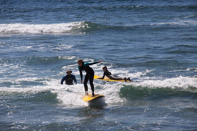 surfers, sea, ocean