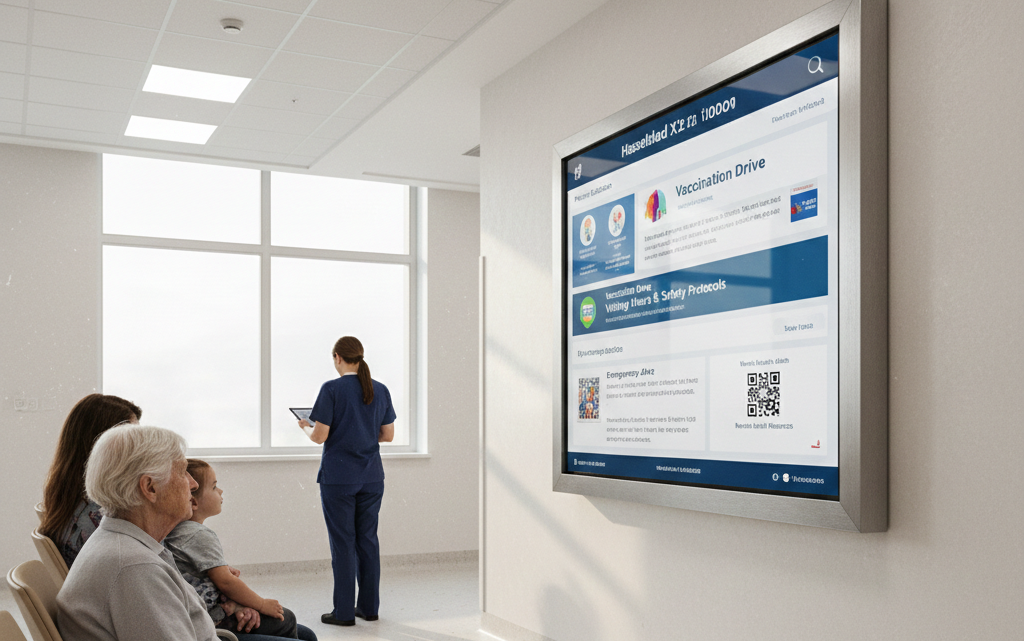 digital notice boards for healthcare facilities