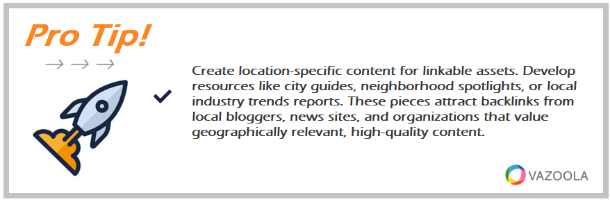 Create location-specific content for linkable assets. Develop resources like city guides, neighborhood spotlights, or local industry trends reports. These pieces attract backlinks from local bloggers, news sites, and organizations that value geographically relevant, high-quality content.