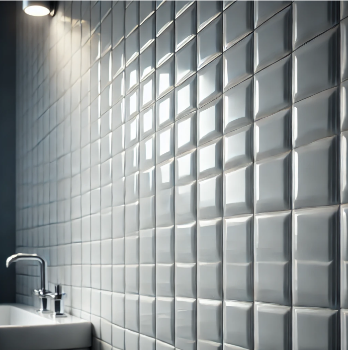 Metro subway tile pattern perfect to install in both commercial and residential showers walls.