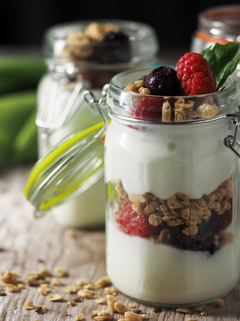 yogurt, parfait, glass, healthy treat ideas