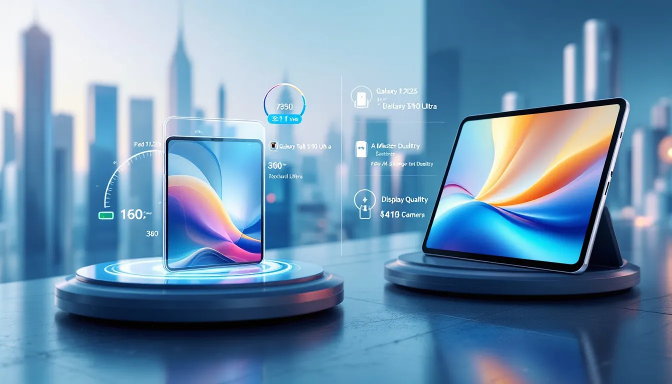 Analyse du rapport qualité-prix entre l'iPad 11 2025 et la Galaxy Tab S10 Ultra.
