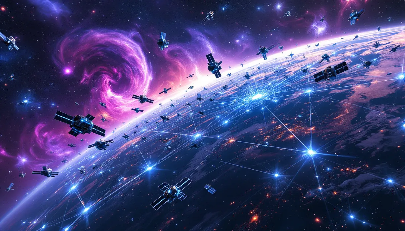 Dodatkowe akcesoria do Starlink w użyciu.