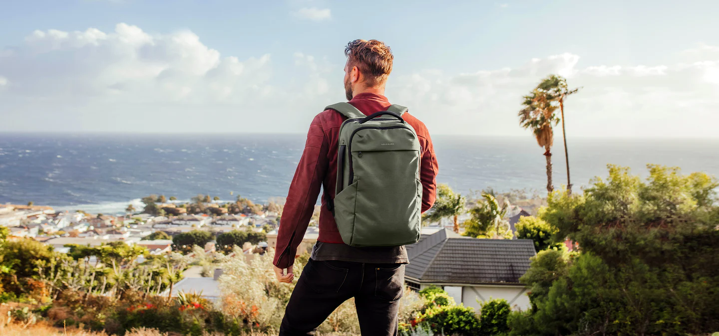 Custom Backpack on a Hike (solgaard.co)