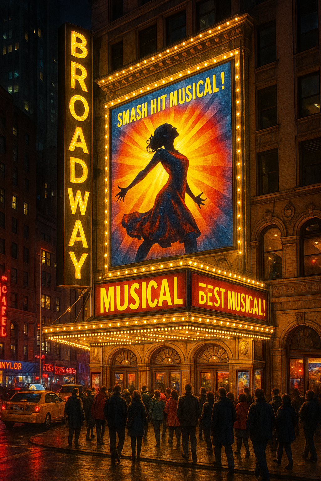 Experience the electrifying magic of Broadway in the heart of Midtown Manhattan.