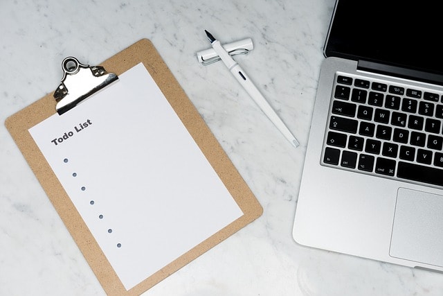 to do list on a desk symbolizing how you can run a new experiment to improve your brand visibility