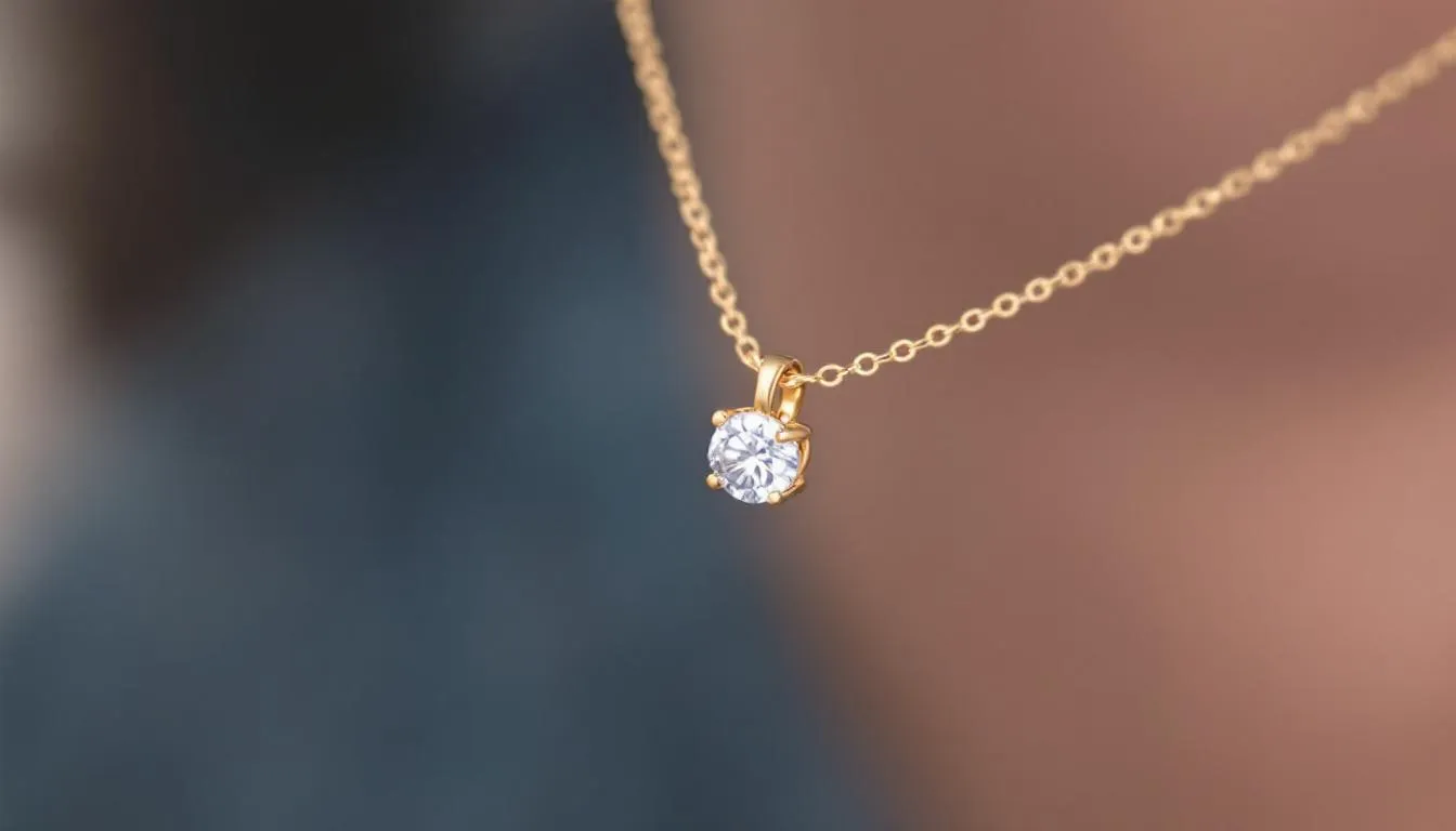 The image showcases an elegant necklace with cubic zirconia, set in a beautiful sterling silver design, highlighting its crystal-like sparkle and versatility for various occasions. This stunning piece is part of a larger collection of cubic zirconia necklaces, perfect for those looking to add style and charm to their jewelry collection.