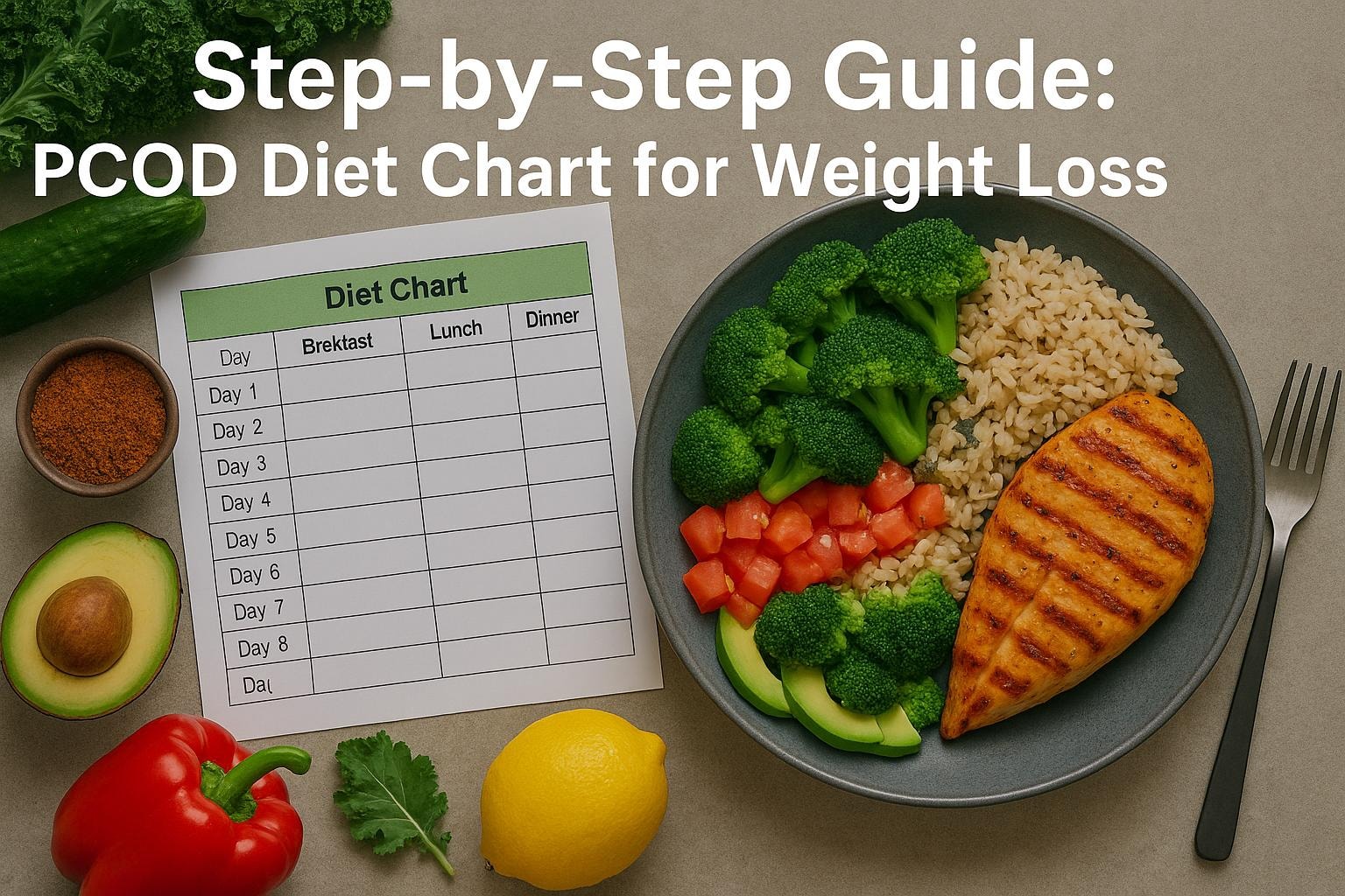 Step-by-Step Guide: PCOD Diet Chart for Weight Loss