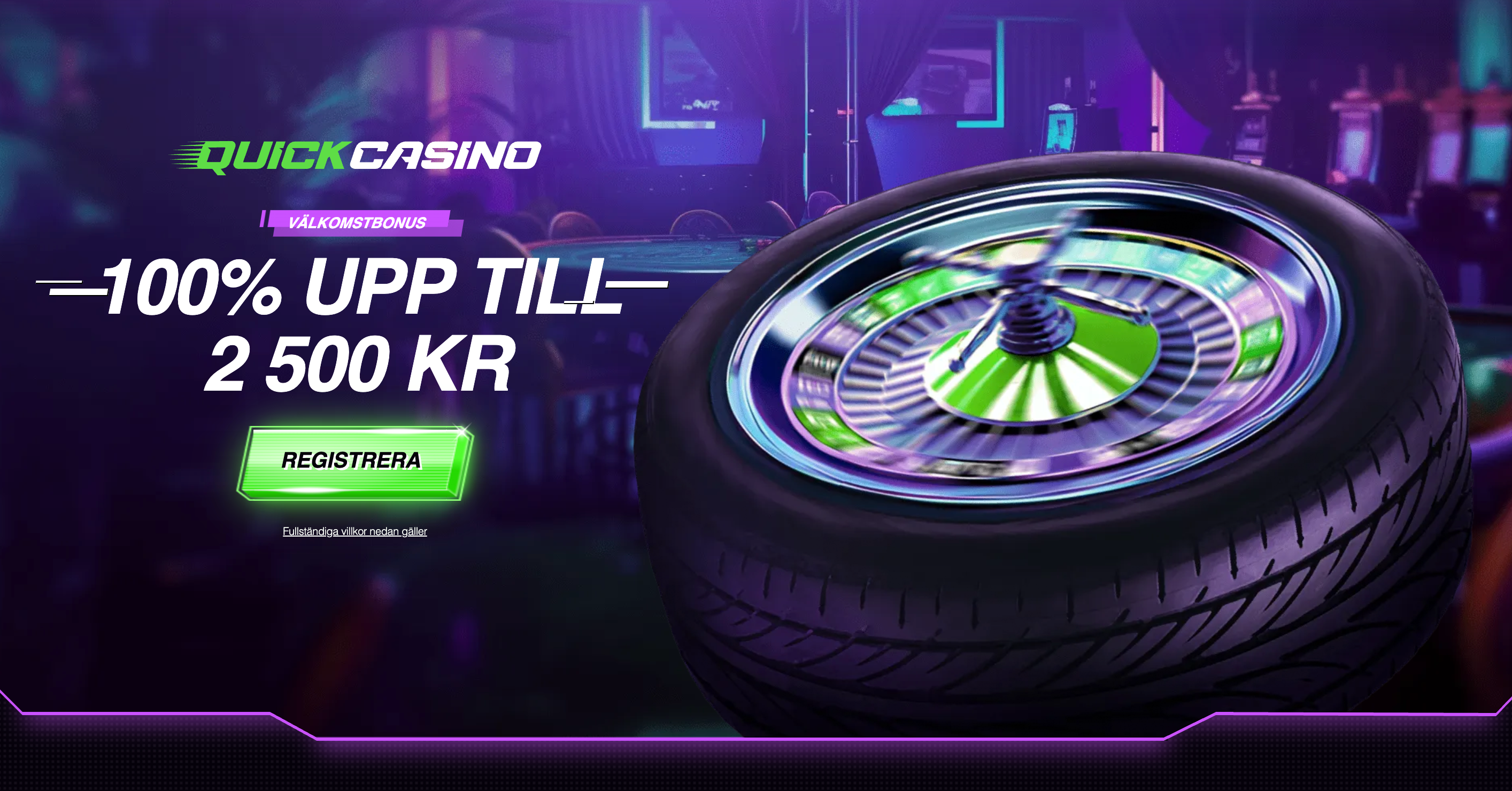 Quick casinos casinobonus - nya spelare