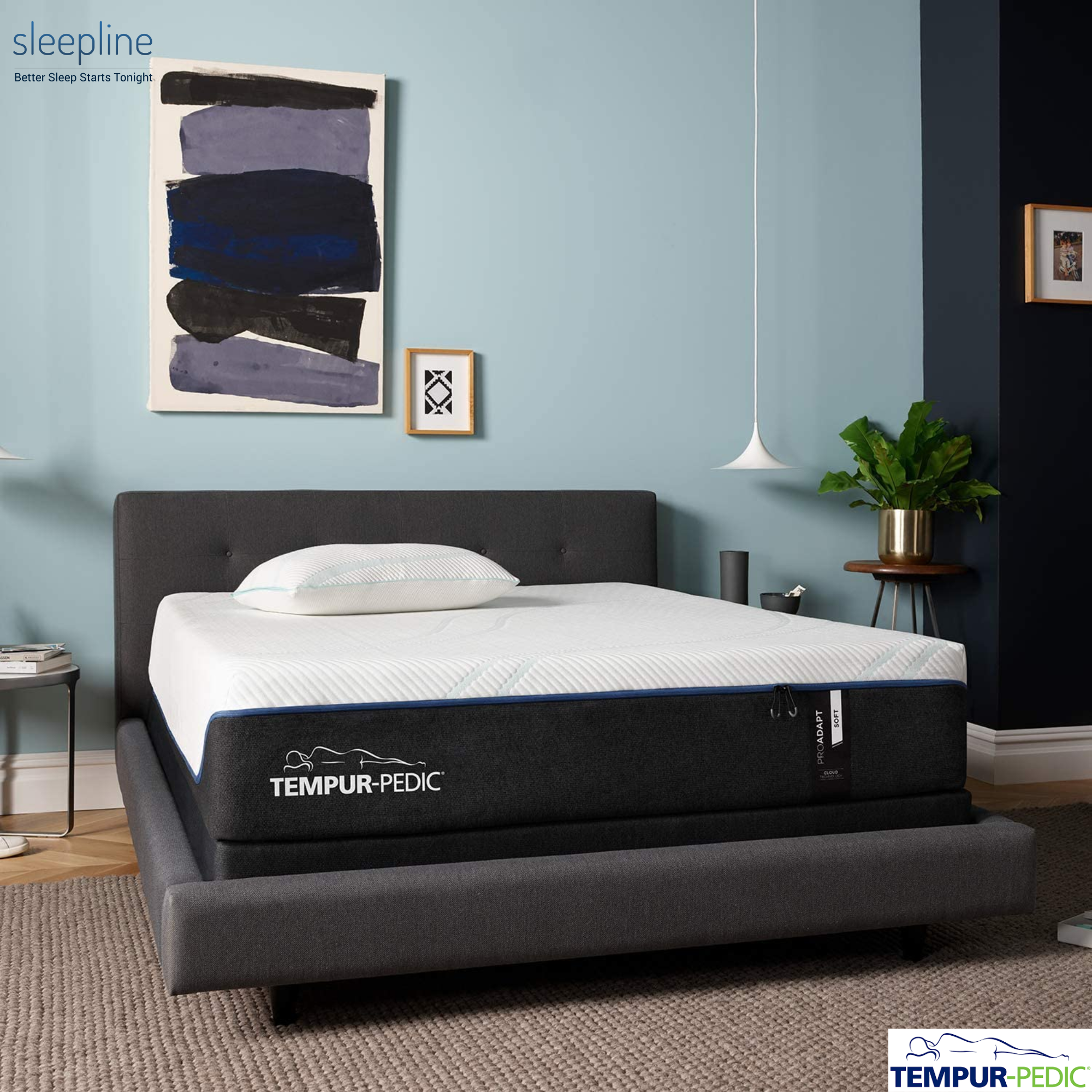 Freshly cleaned Tempurpedic mattress