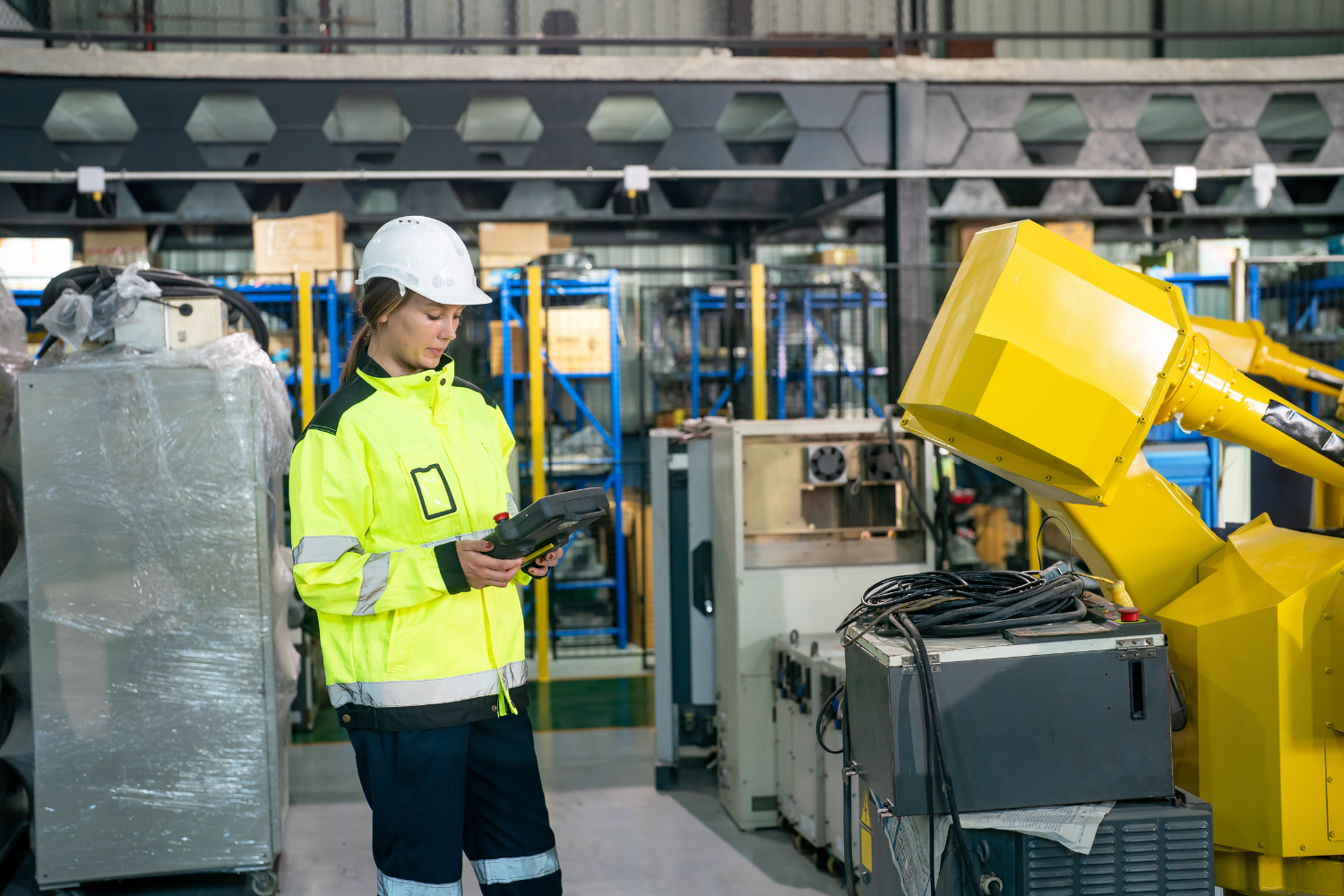 A secure manufacturing facility.