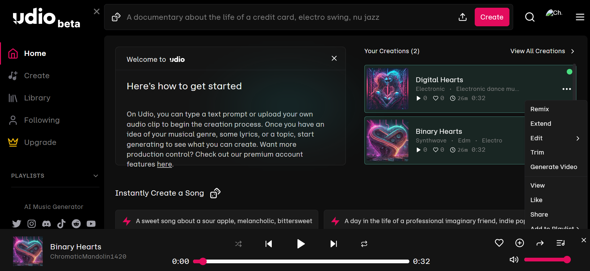 How to Get Udio AI to Create AI Cover Songs