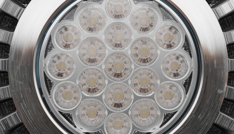 LED housing made of aluminum