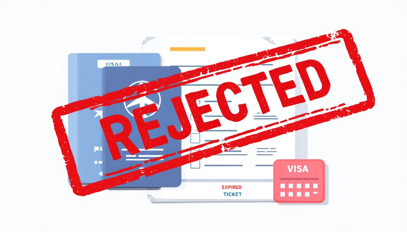 How expired reservations lead to visa rejection