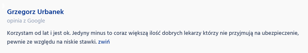 opinia klienta o ubezpieczeniach zdrowotnych