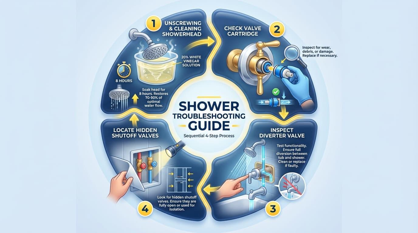 No Water In Shower, But Other Fixtures Are Fine