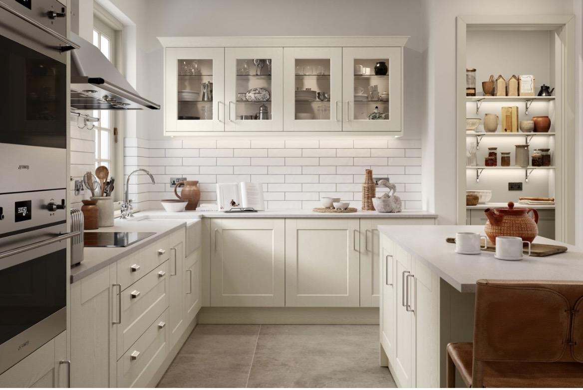 Modern Shaker Beige Kitchen