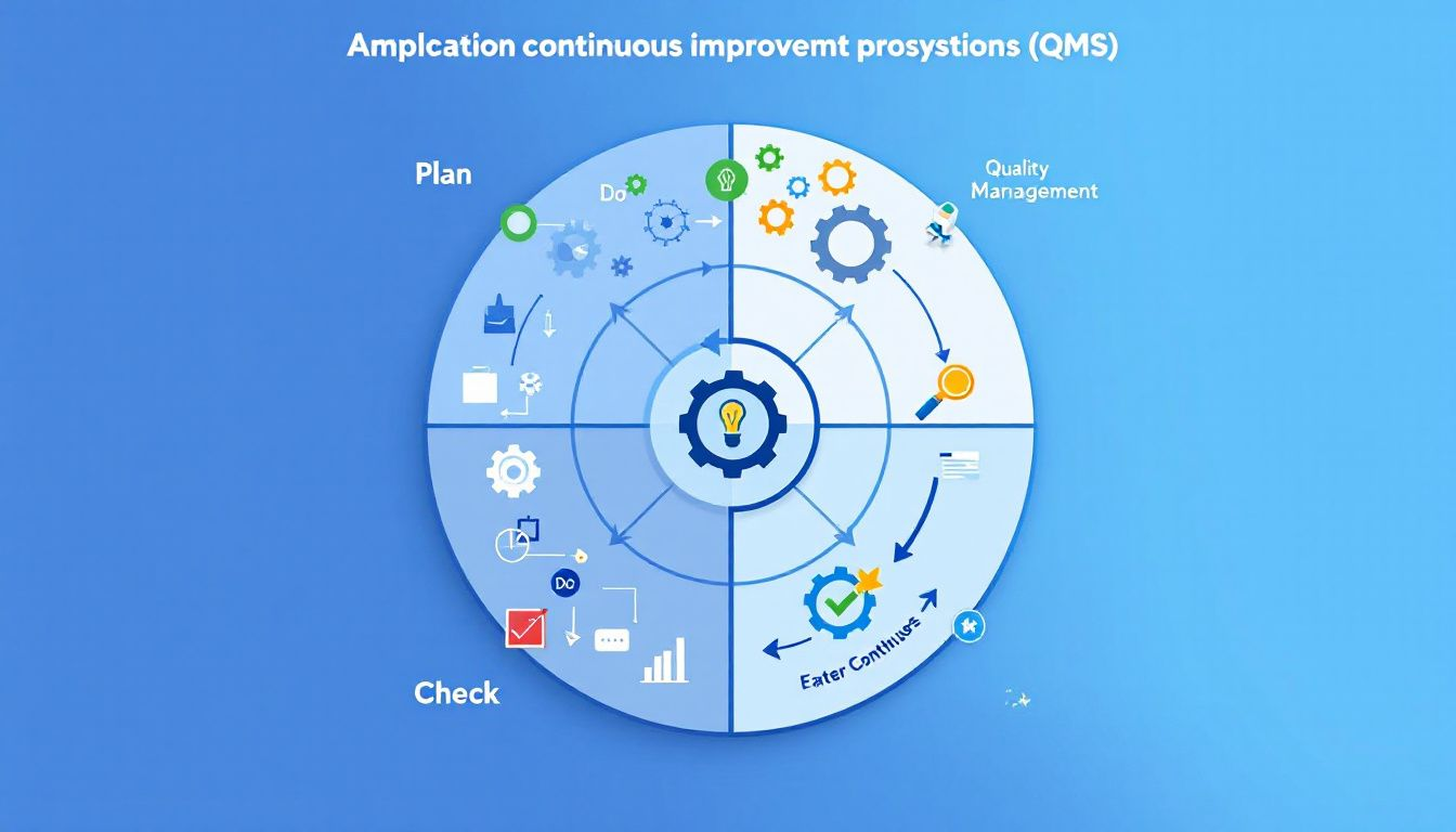 Continuous improvement processes within a QMS.