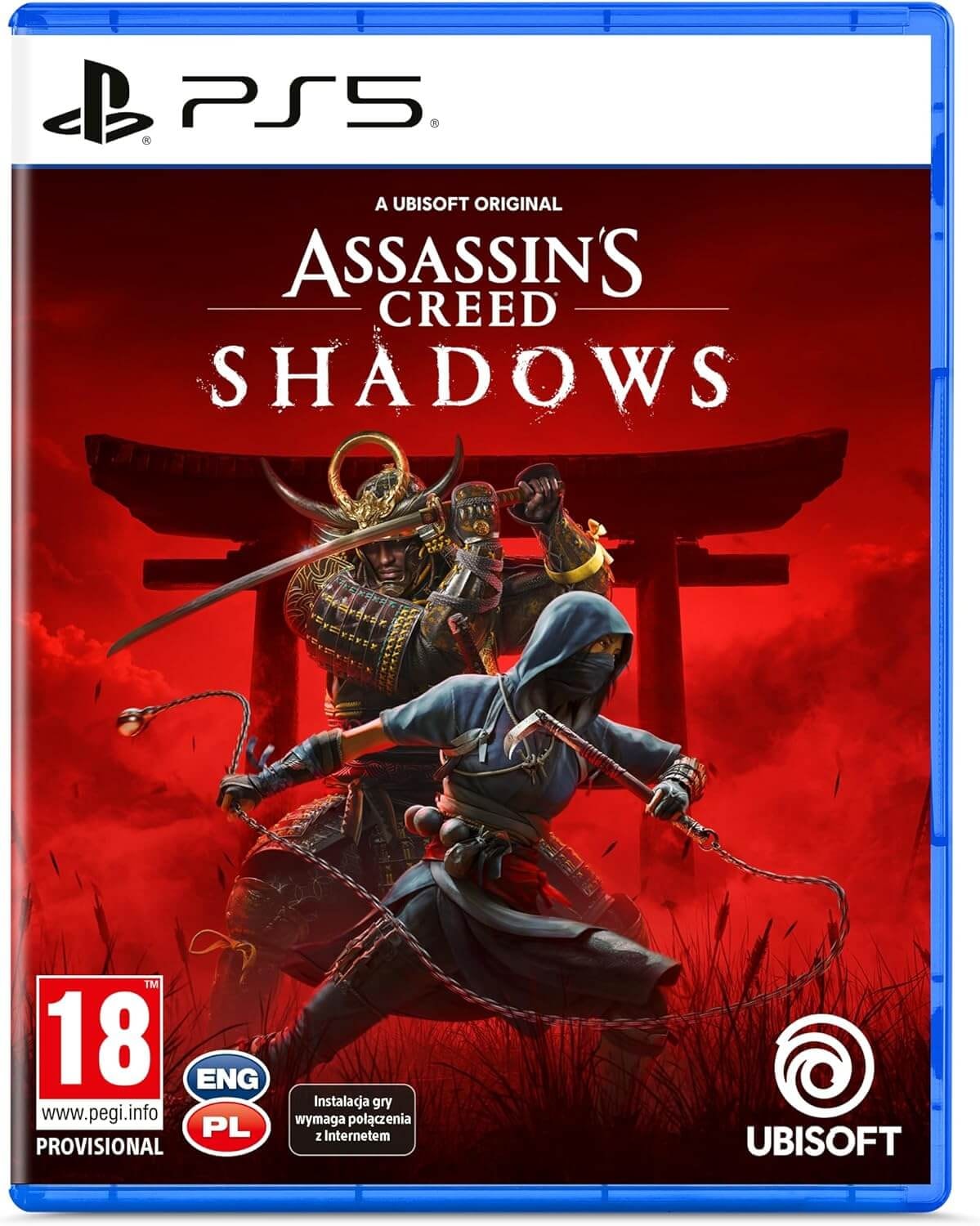 Assassin's Creed: Shadows na konsole Playstation i Xbox Series X.