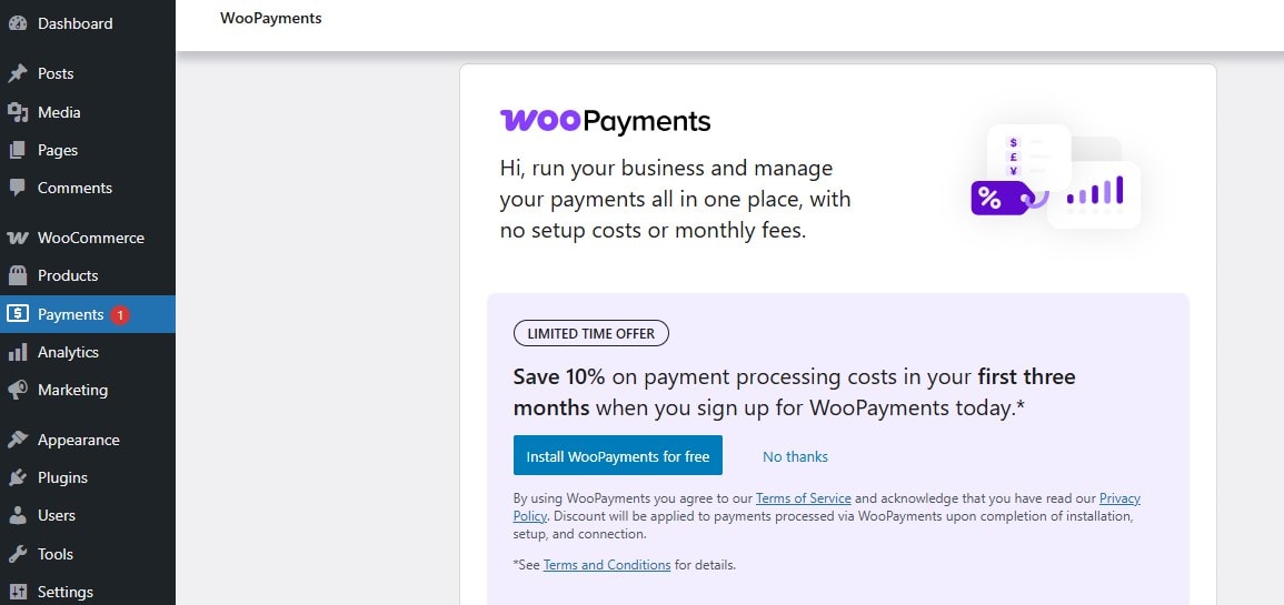 WooPayments
