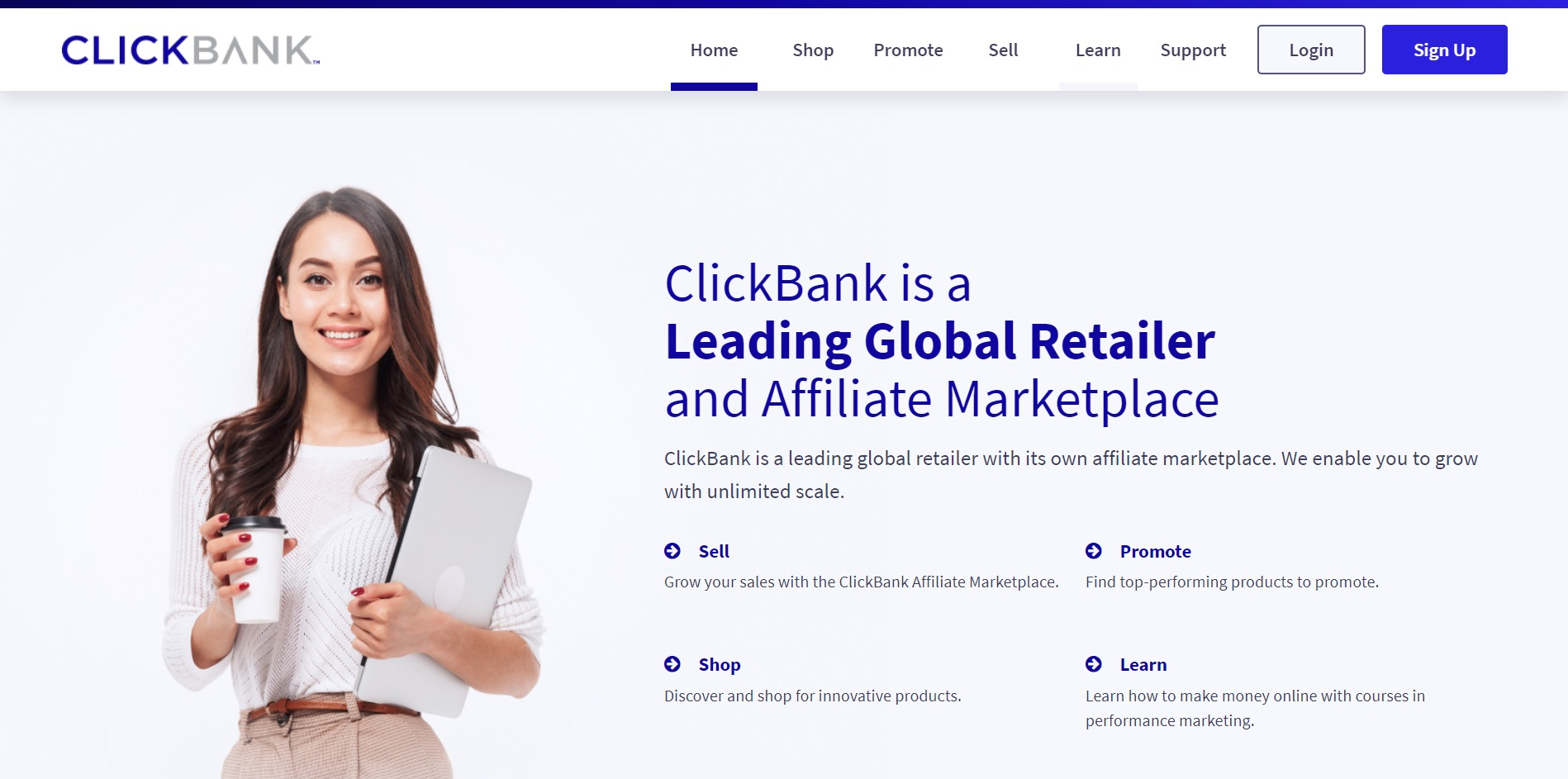 ClickBank Main Page
