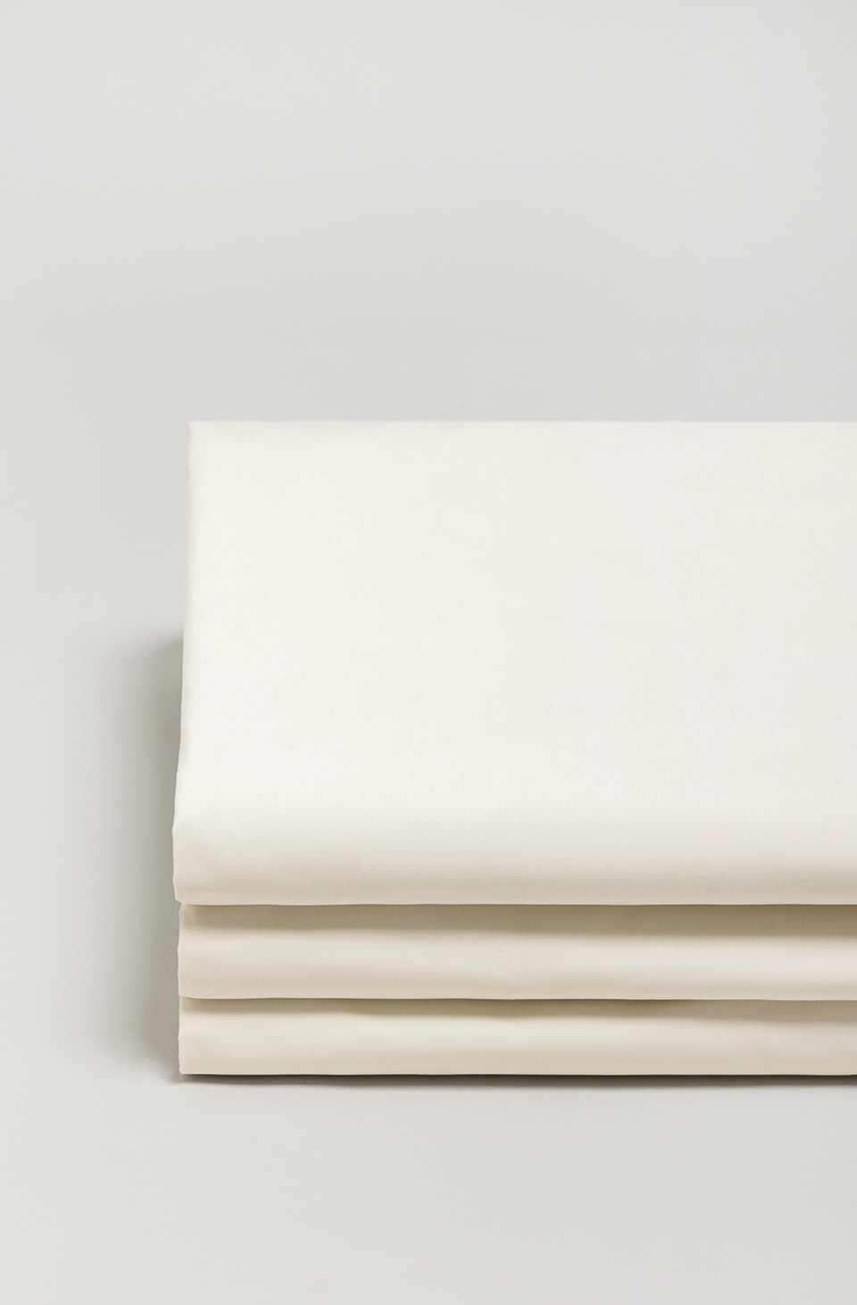 drap-housse satin de coton Ivoire