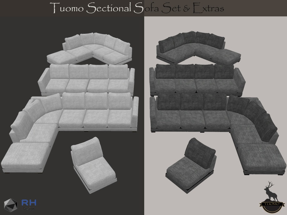 Tuomo Sectional Sofa and Extras