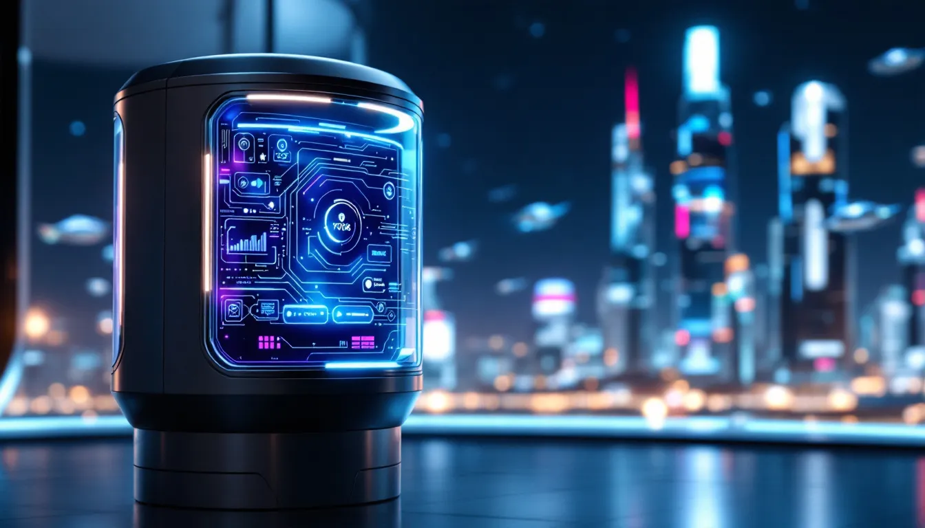 An advanced voice response unit showcasing modern features and technology.