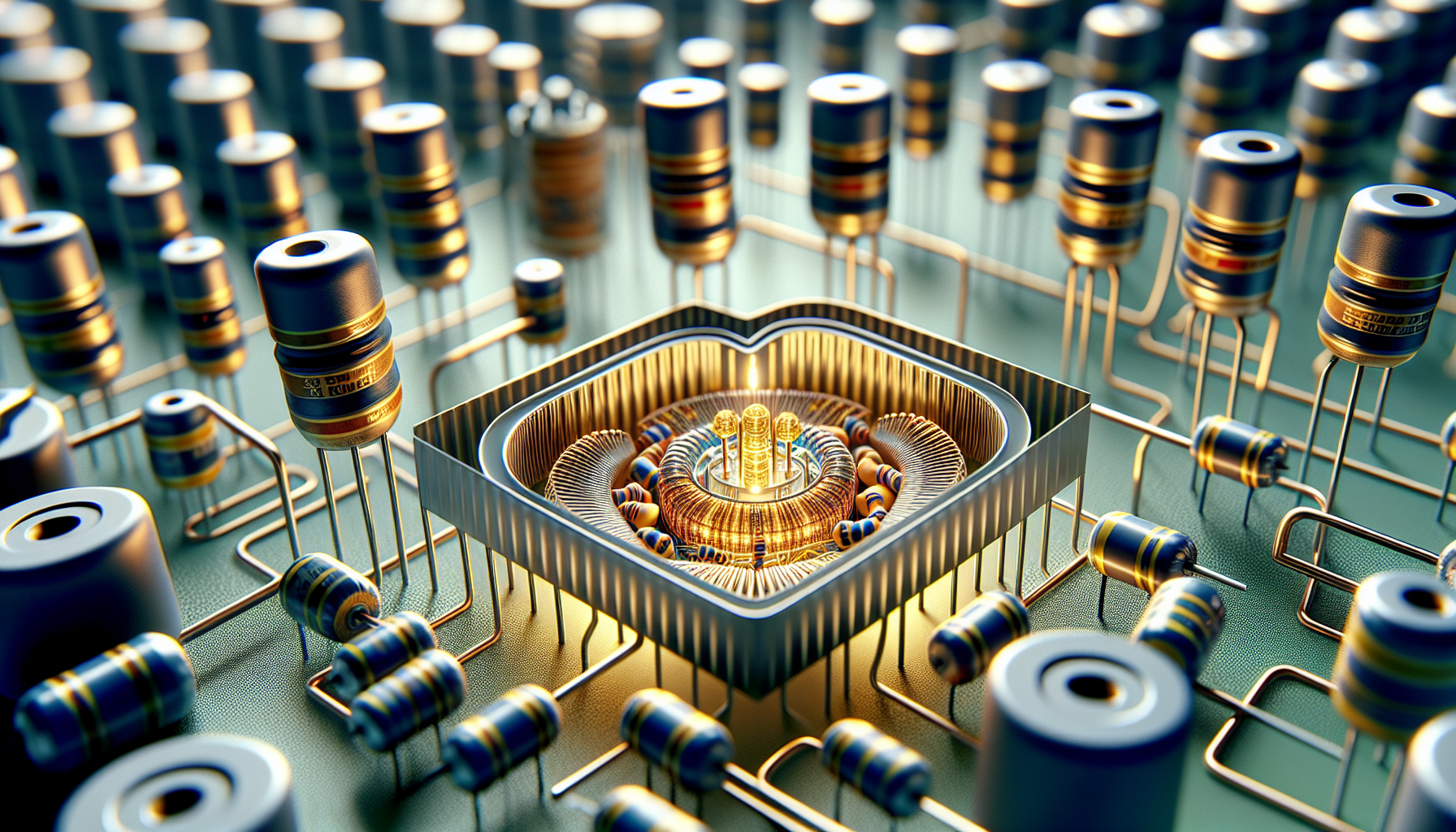 Illustration of VPG foil resistors